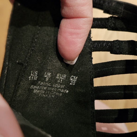 Fergalicious “Tinker” Black Strappy Stiletto Heels - Picture 7 of 10